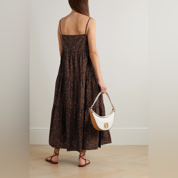 Matteau Floral-print tiered cotton-poplin maxi dress - Picture 3 of 10